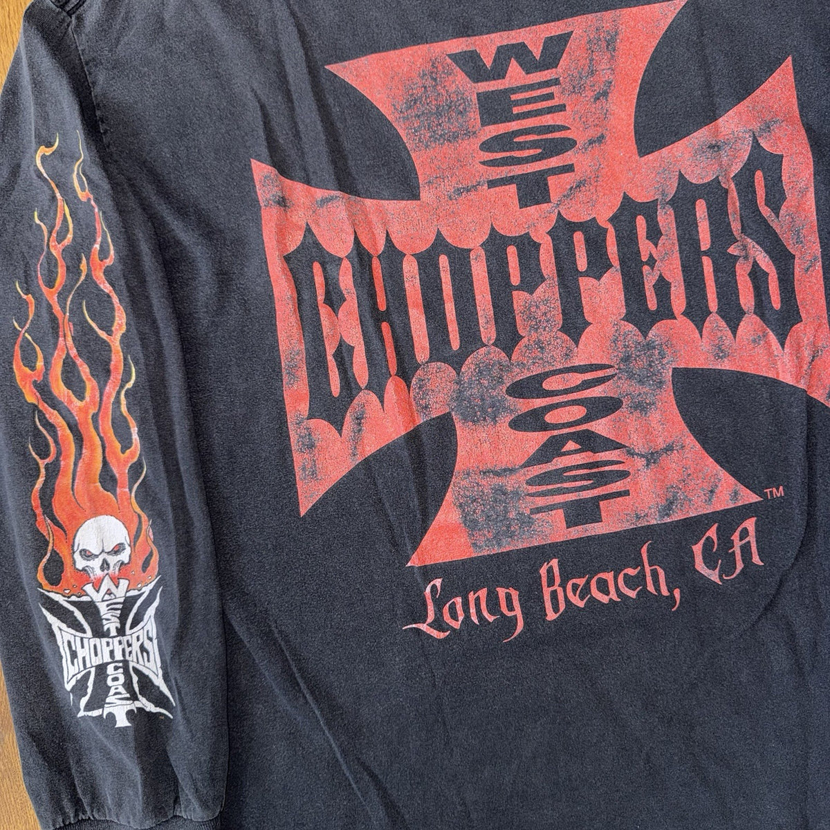 West Coast Choppers For Life Vintage Long Sleeve T-Shirt, photo 4