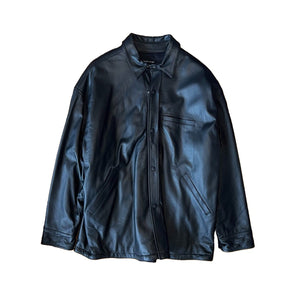 Enfants Riches Deprimes Sheep Leather Oversized Padded Over-shirt, photo 1