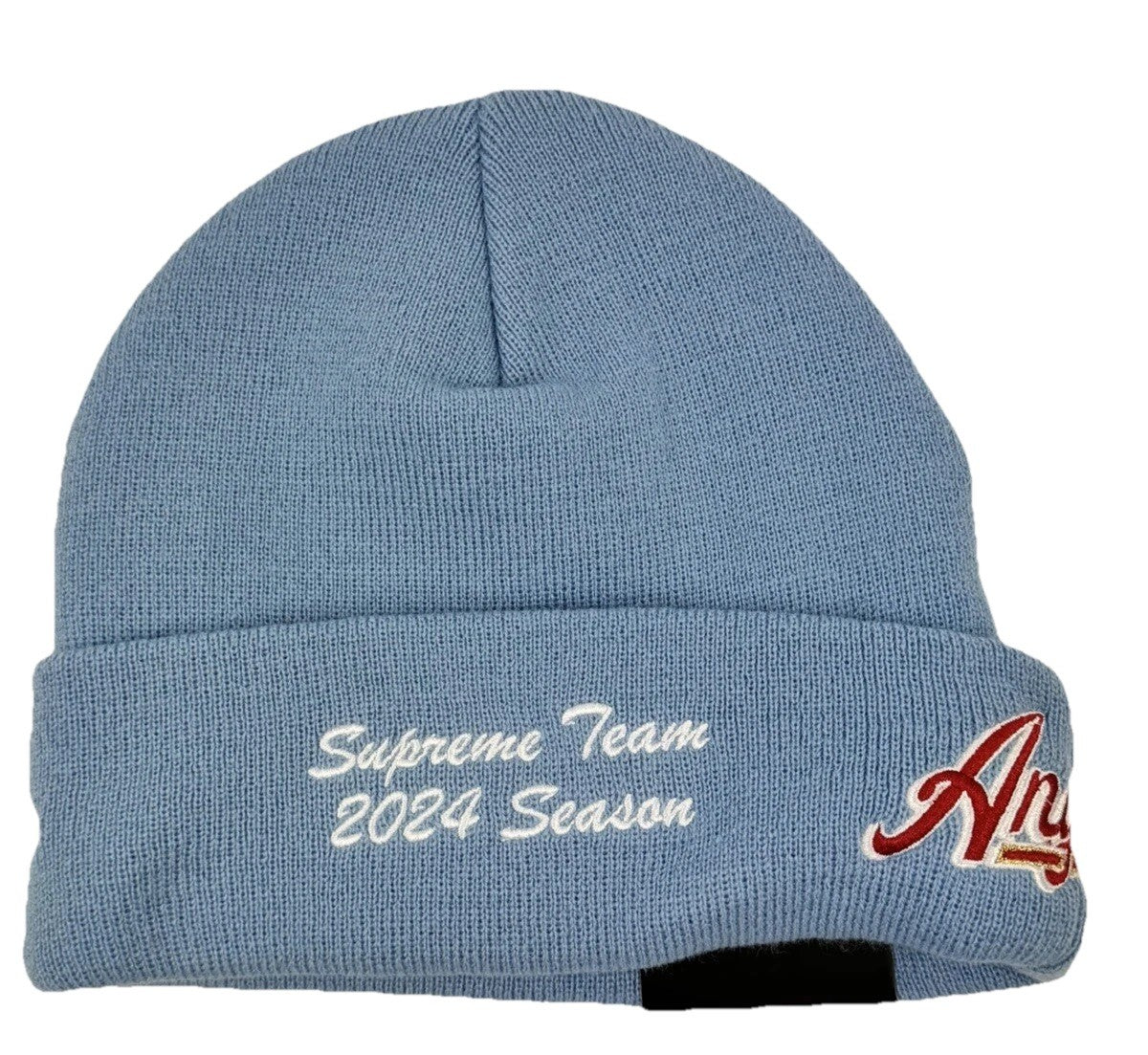 Supreme New Era x Supreme Logo Embroidered Beanie, photo 2
