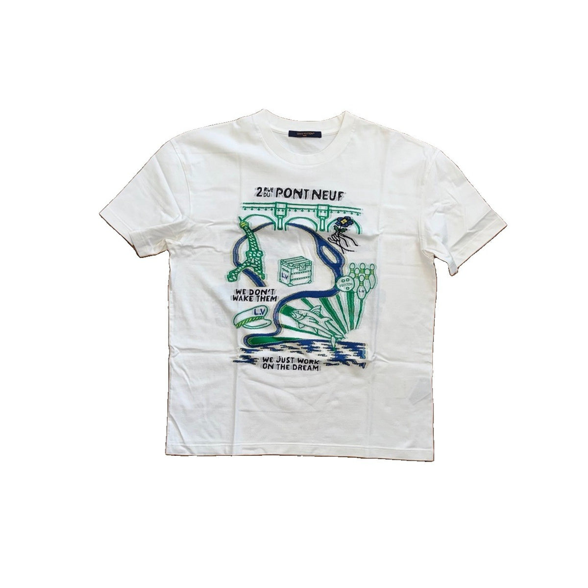 Louis Vuitton x Pharrell 2 Rue Du Pont Neuf Blurry Print Knitted T-Shirt, photo 1