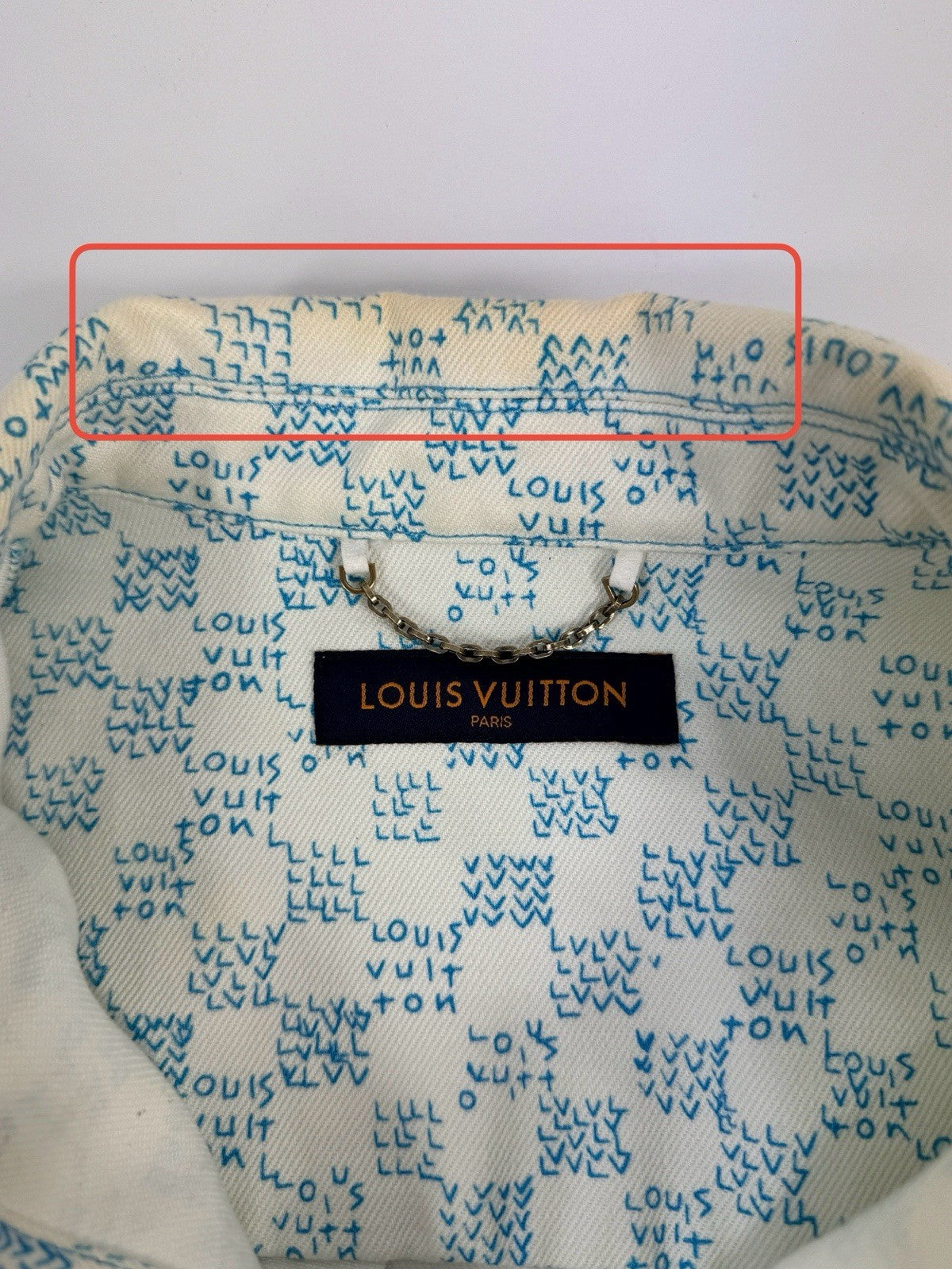 Louis Vuitton Landscape Shirt Sleeve Denim Over Shirt SS23, photo 9