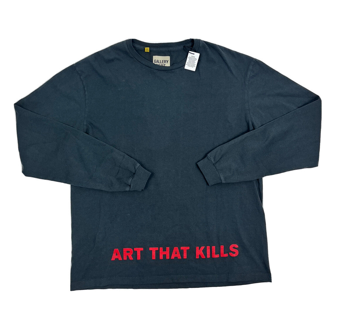 Gallery Dept Art That Kills Washed Black LS T-Shirt, photo 1