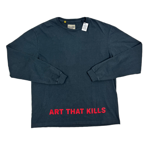 Gallery Dept Art That Kills Washed Black LS T-Shirt, photo 1