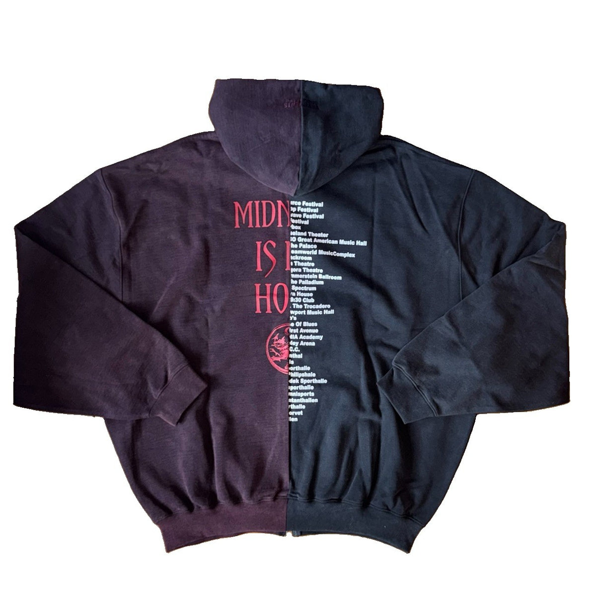 Vetements x Cradle Of Filth Oversized Panned Zip Hoodie, photo 1