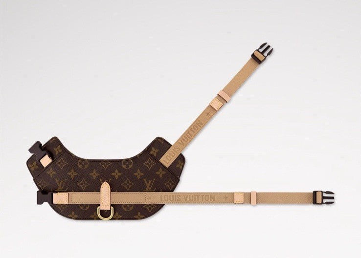 Louis Vuitton Monogram Adjustable Dog Harness MM GI222, photo 7