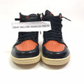 Nike Air Jordan 1 Retro High Black Orange Trainers, photo 4