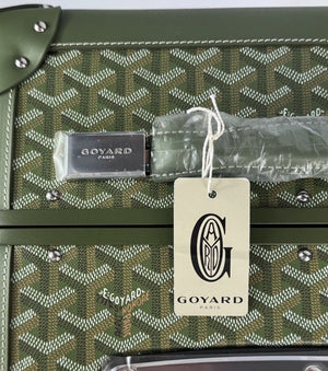 Goyard Limited Edition Hand Painted Numbered Bourget PM Cabin Trolley Suitcase（写真8）