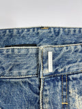 Givenchy by Matthew Williams Japanese Distressed Patch Straight-leg Jeans، الصورة 7