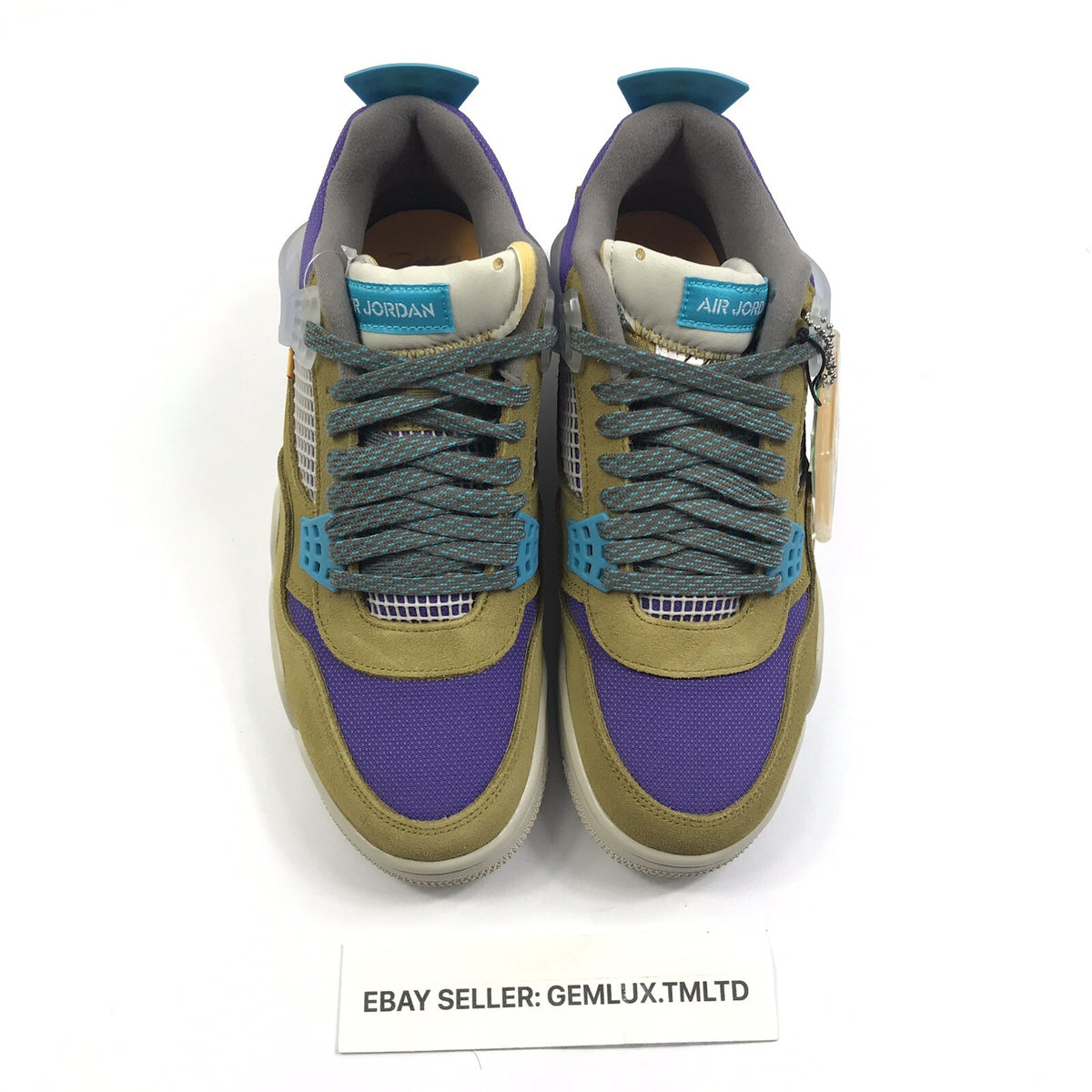 Jordan 4 Retro SP 30th Anniversary Union Desert Moss Trainers, photo 3