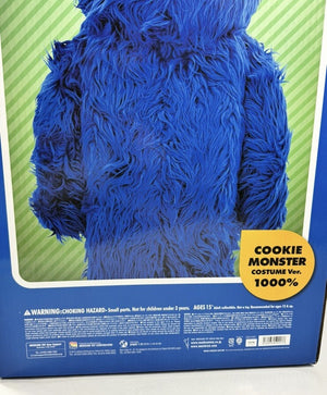 Medicom Bearbrick Sesame Street Cookie Monster 1000% Be@rbrick، الصورة 7