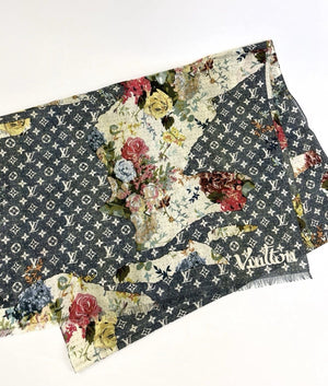 Louis Vuitton x Virgil Abloh Floral Tapestry 2021 Scarf, photo 5