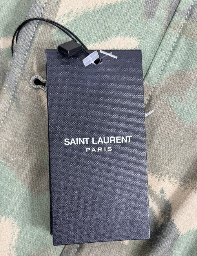 Saint Laurent Shearling Lined Camo Parka, photo 13