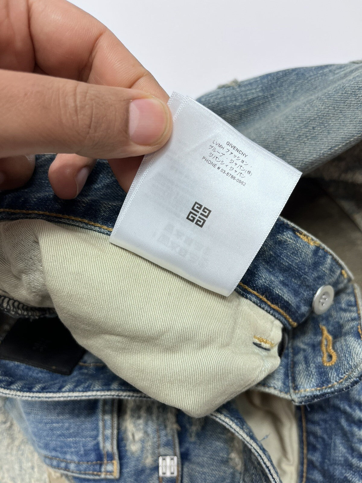 Givenchy by Matthew Williams Japanese Distressed Patch Straight-leg Jeans, photo 11