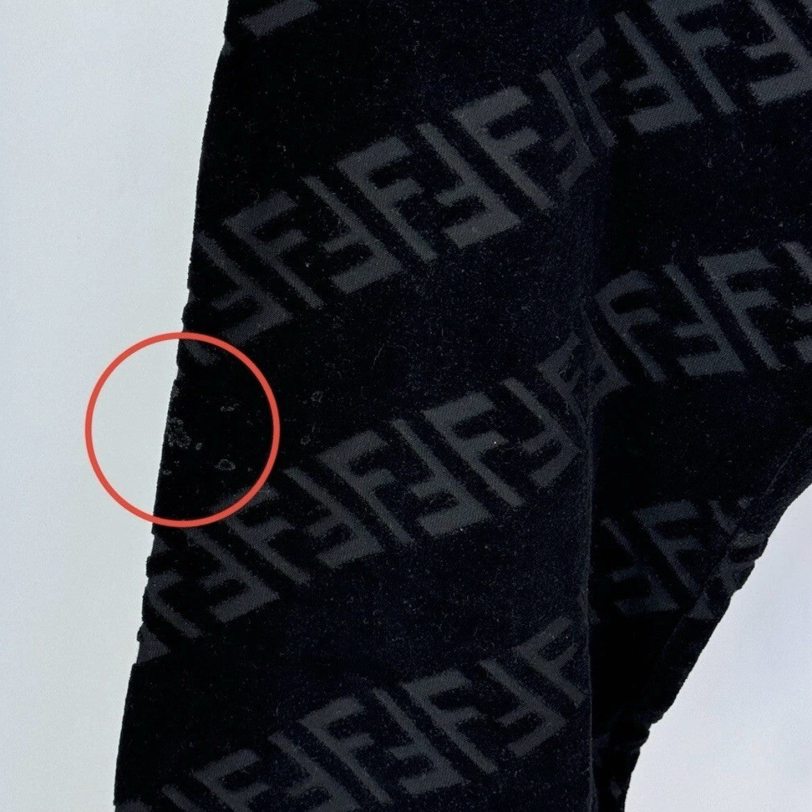 Fendi Logo Print Velvet Jumper & Joggers Set, photo 15