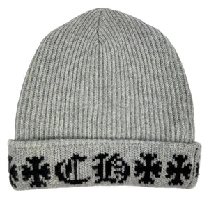 Chrome Hearts Cashmere Beanie With Silver Detail، الصورة 3
