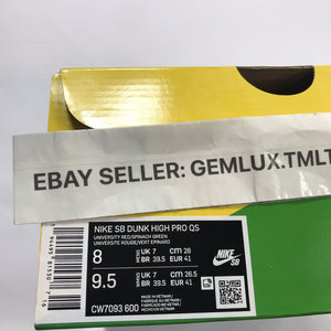 Nike SB Dunk High Strawberry Cough Trainers, photo 10