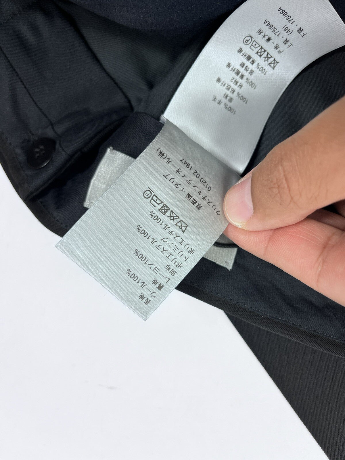 Dior Ruban Logo Black Smart Trousers, photo 10
