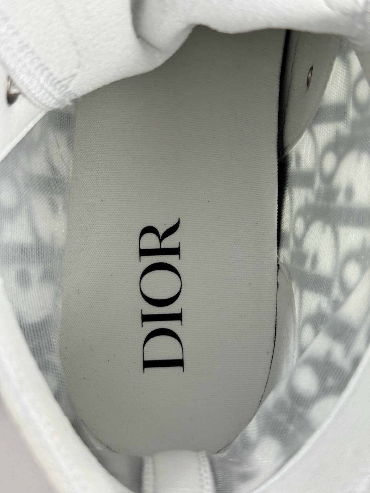 Dior Oblique Print High Top Sneakers, photo 8