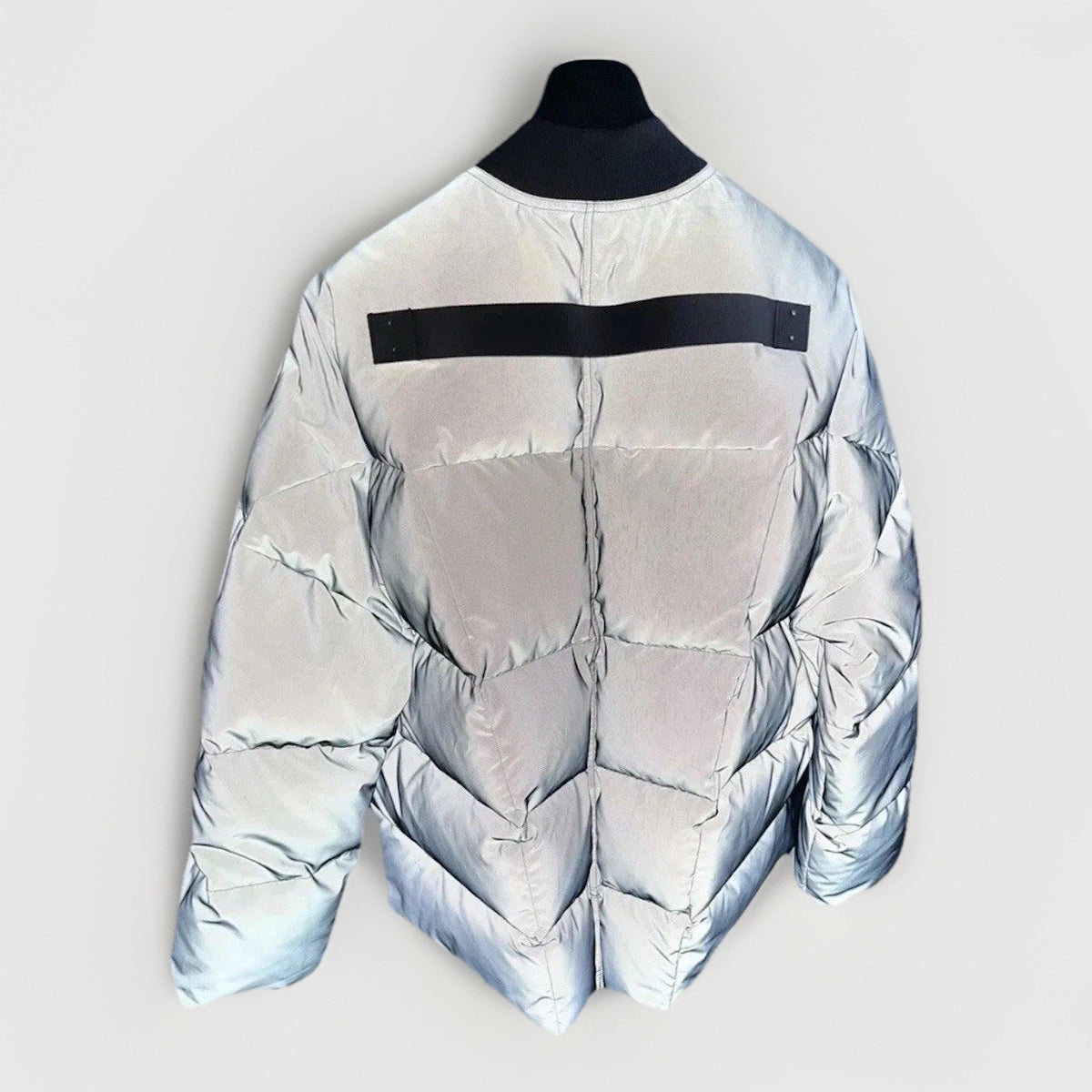 Rick Owens Reflex Oversized Quilted Reflective Jacket, photo 4