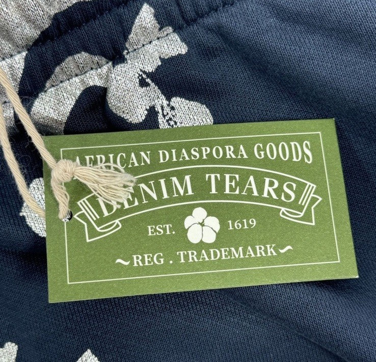 Denim Tears Silver Logo Print Sweatpants, photo 6
