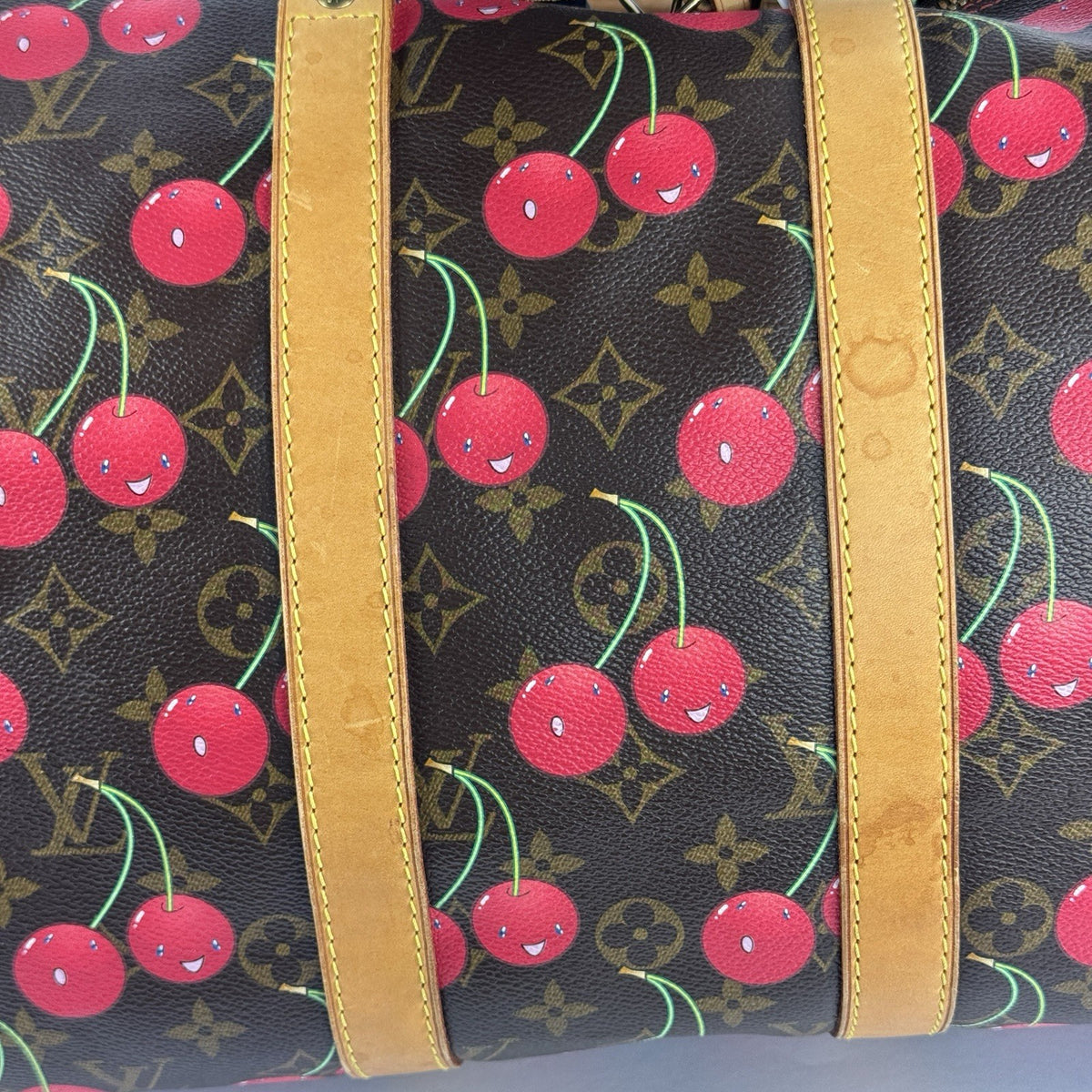 Louis Vuitton x Takashi Murakami Cherry Monogram 45 Keepall Duffle 2005 Cerises, photo 15