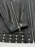 Enfants Riches Deprimes Sid Leather Jacket With Brooch And Studs, photo 8