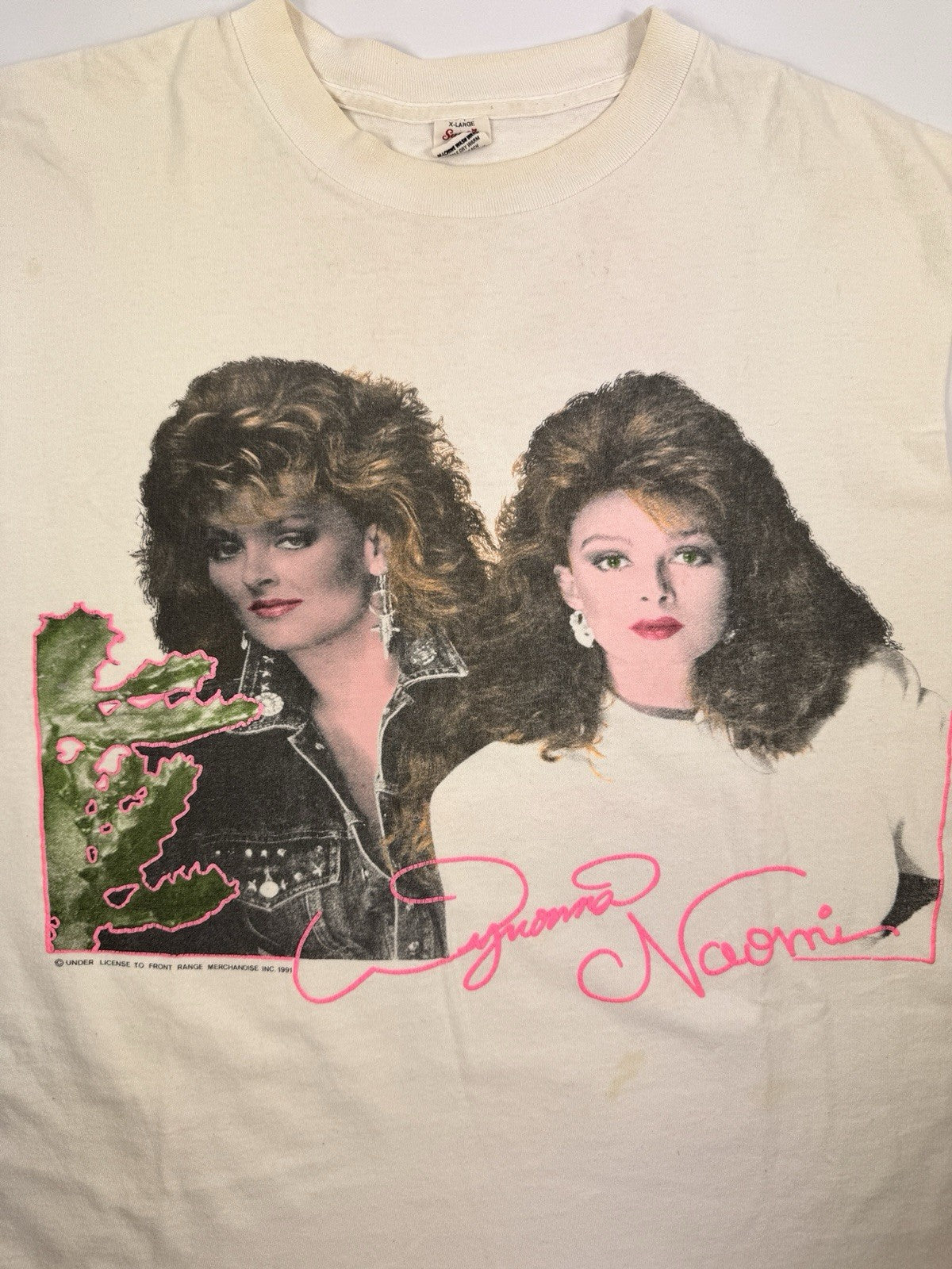 Vintage The Judds Wynonna and Naomi 1991 Cut Off T-Shirt, photo 7
