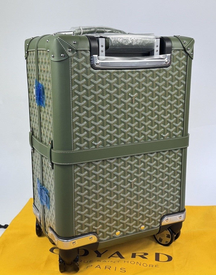 Goyard Limited Edition Hand Painted Numbered Bourget PM Cabin Trolley Suitcase, photo 4
