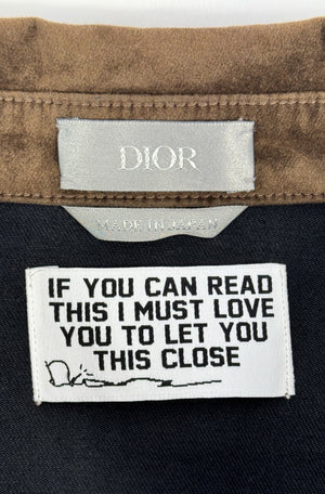 Dior x Travis Scott Cactus Jack Logo Embroidered Suede Jacket, photo 7