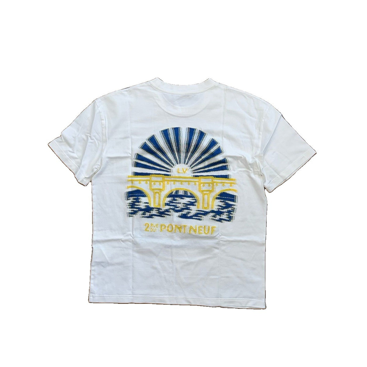 Louis Vuitton x Pharrell 2 Rue Du Pont Neuf Blurry Print Knitted T-Shirt, photo 2