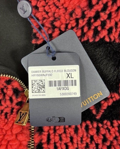 Louis Vuitton Damier Print Fleece Jacket, photo 7