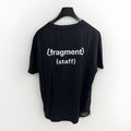 Moncler x Fragment Hiroshi Fujiwara Black Maglia T-Shirt، الصورة 2