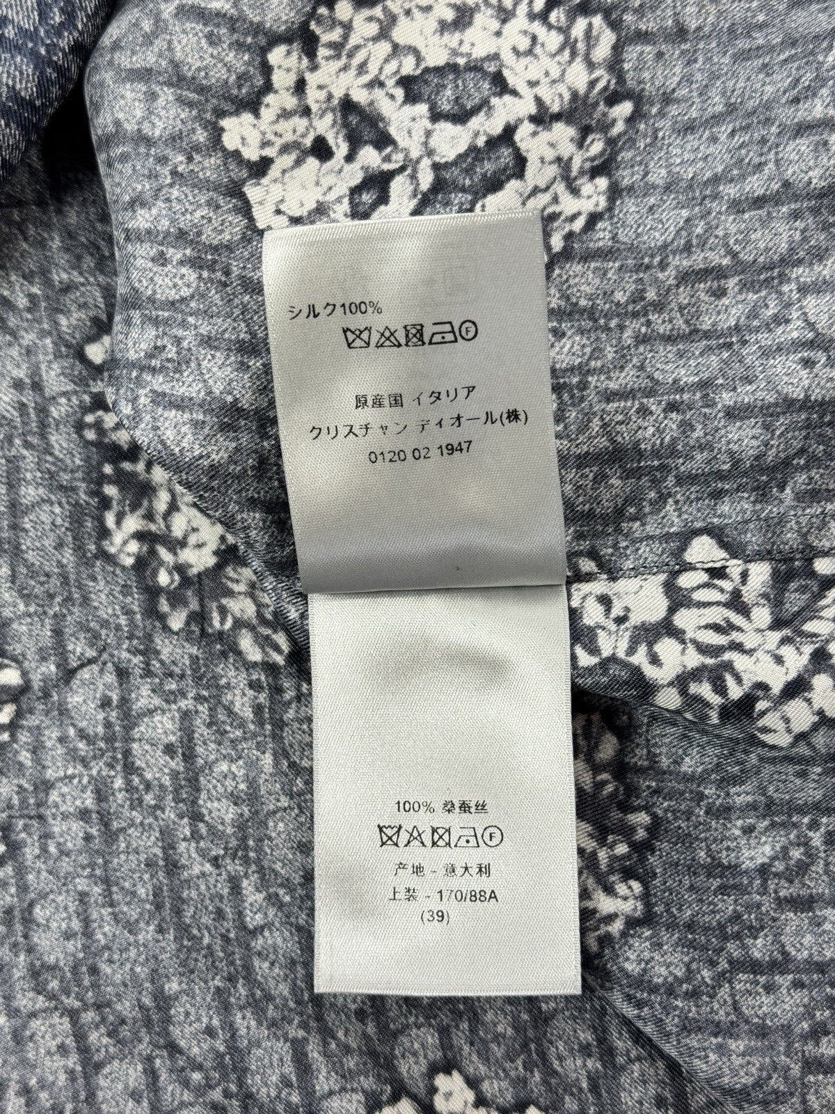 Dior x Denim Tears Oblique Print Silk Shirt, photo 6