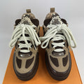 Louis Vuitton Brown Python SK8 Trainers، الصورة 3