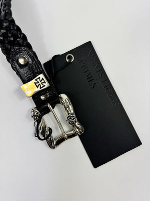 Enfants Riches Deprimes Port Of Souls Braided Leather Belt، الصورة 5