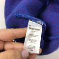 Supreme Big Logo Blue / Purple Beanie Hat, photo 4