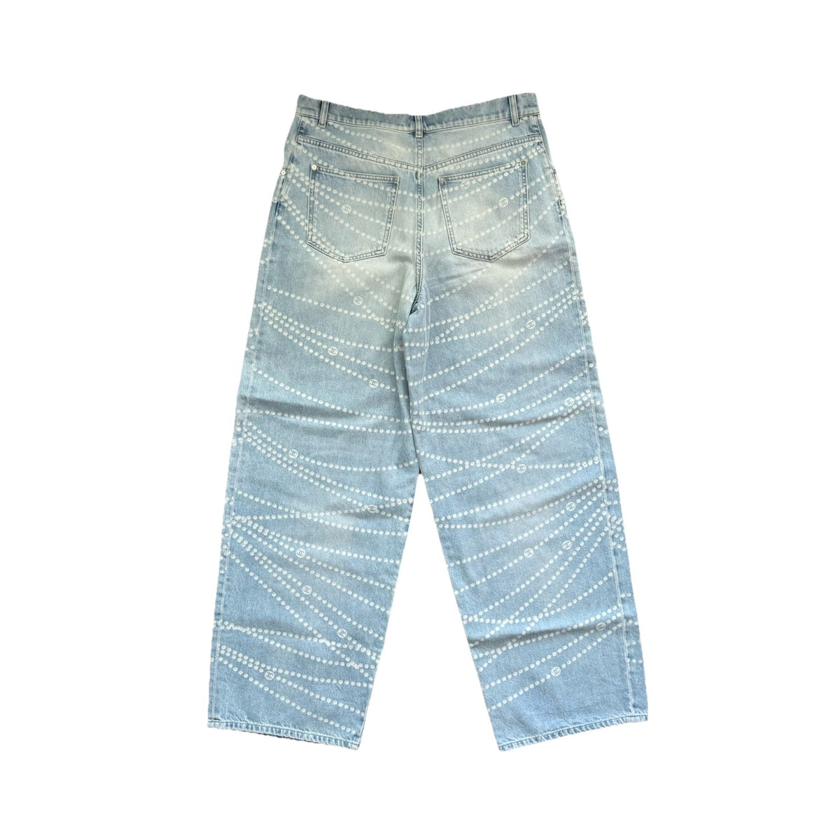 Chanel Logo Print Denim Jeans, photo 2