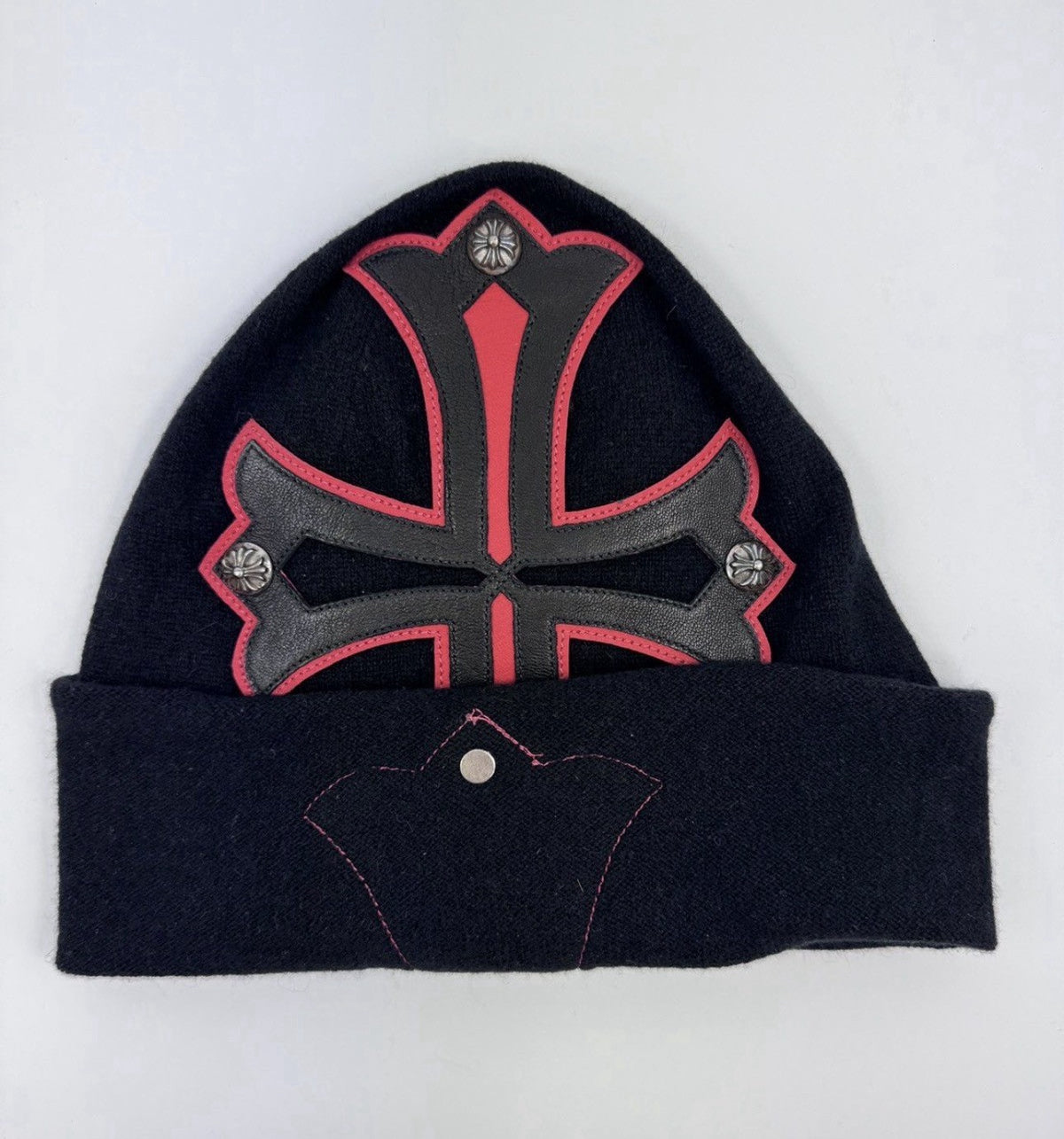 Chrome Hearts Cross Patch And Silver Detailed Beanie, photo 6