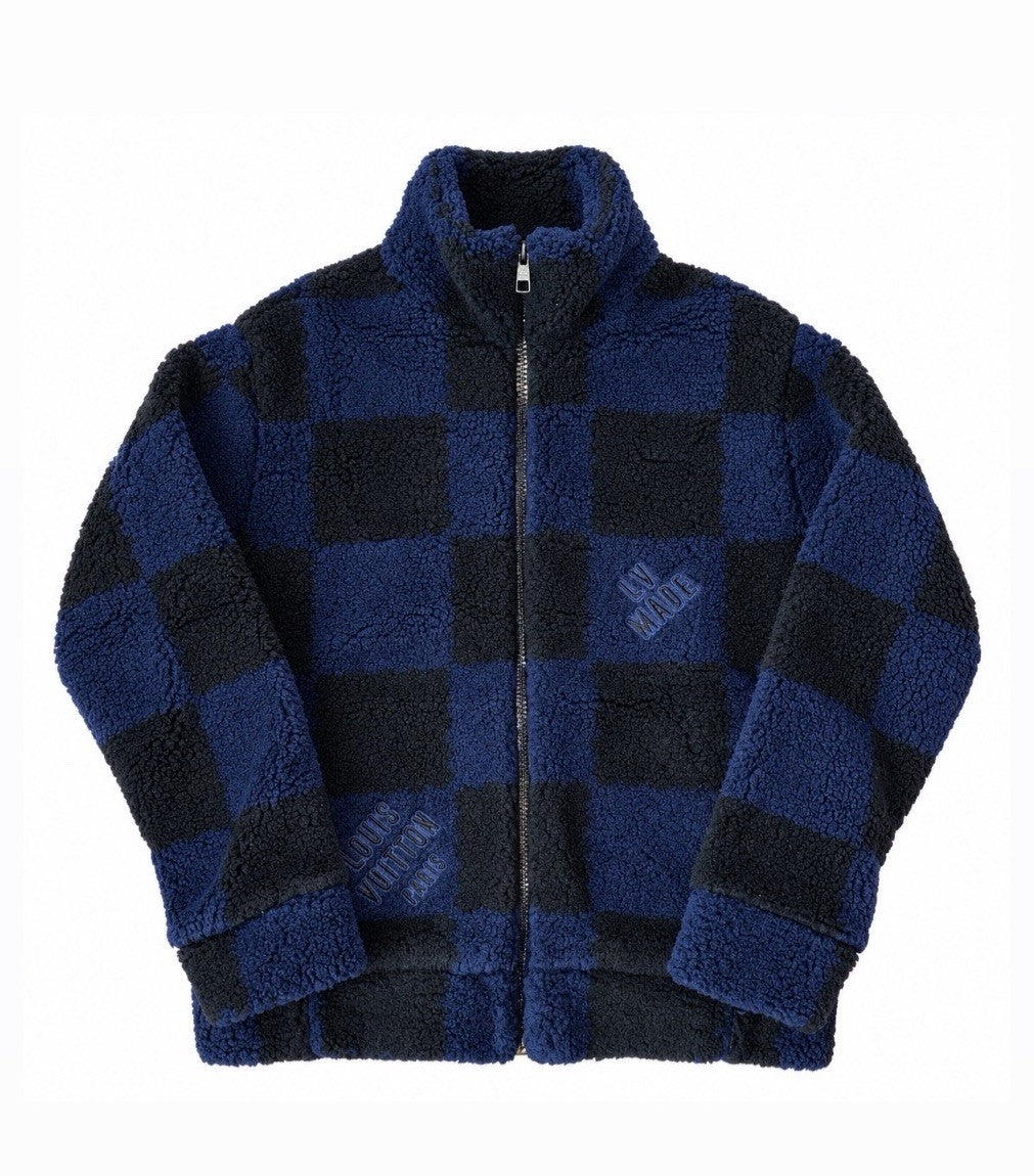 Louis Vuitton x Nigo Jacquard Damier Fleece Navy Blouson, photo 1