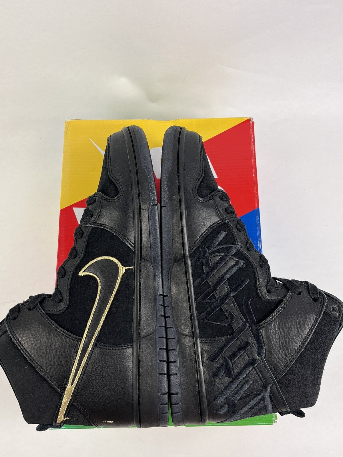 Nike SB Dunk High Pro QS Faust Black Gold, photo 8