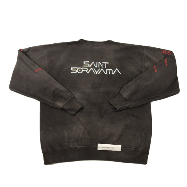 Saint Michael x Hajime Sorayama Faded Black Sweatshirt, photo 2