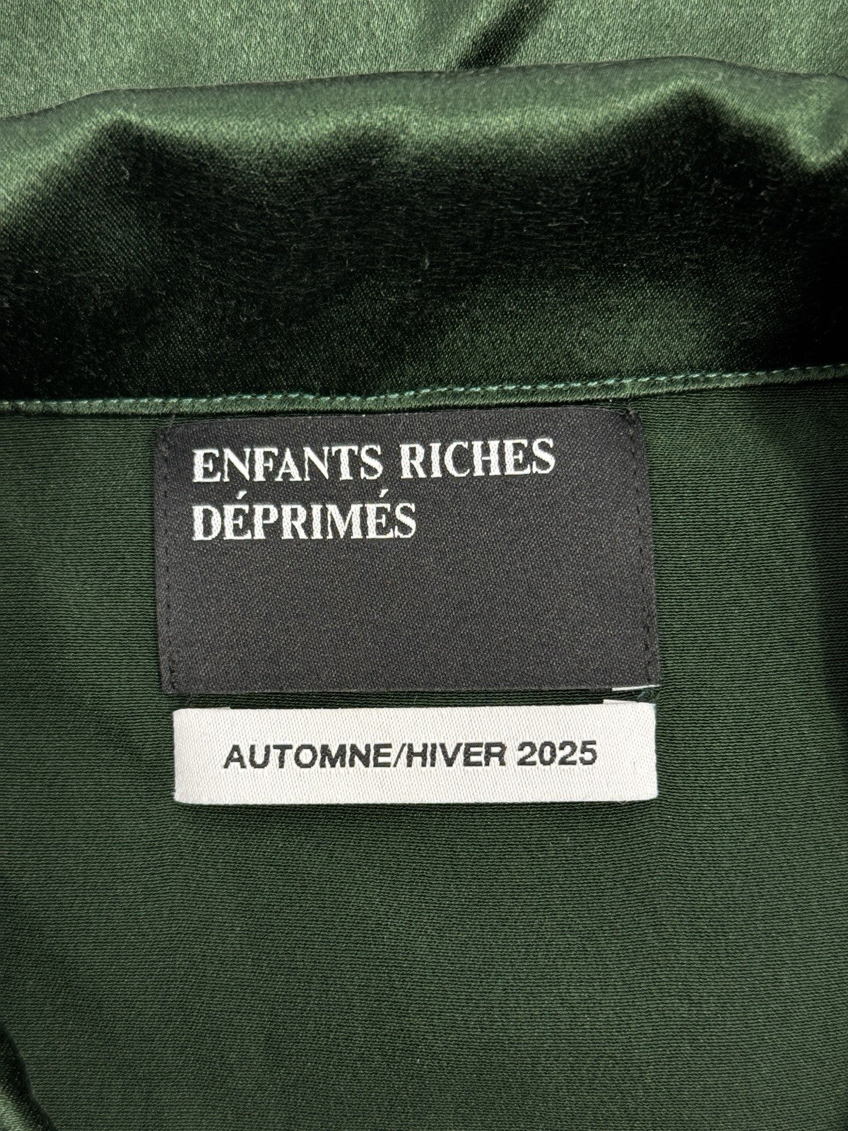 Enfants Riches Deprimes Logo Embroidered Horn Button Silk Pyjama Set, photo 5