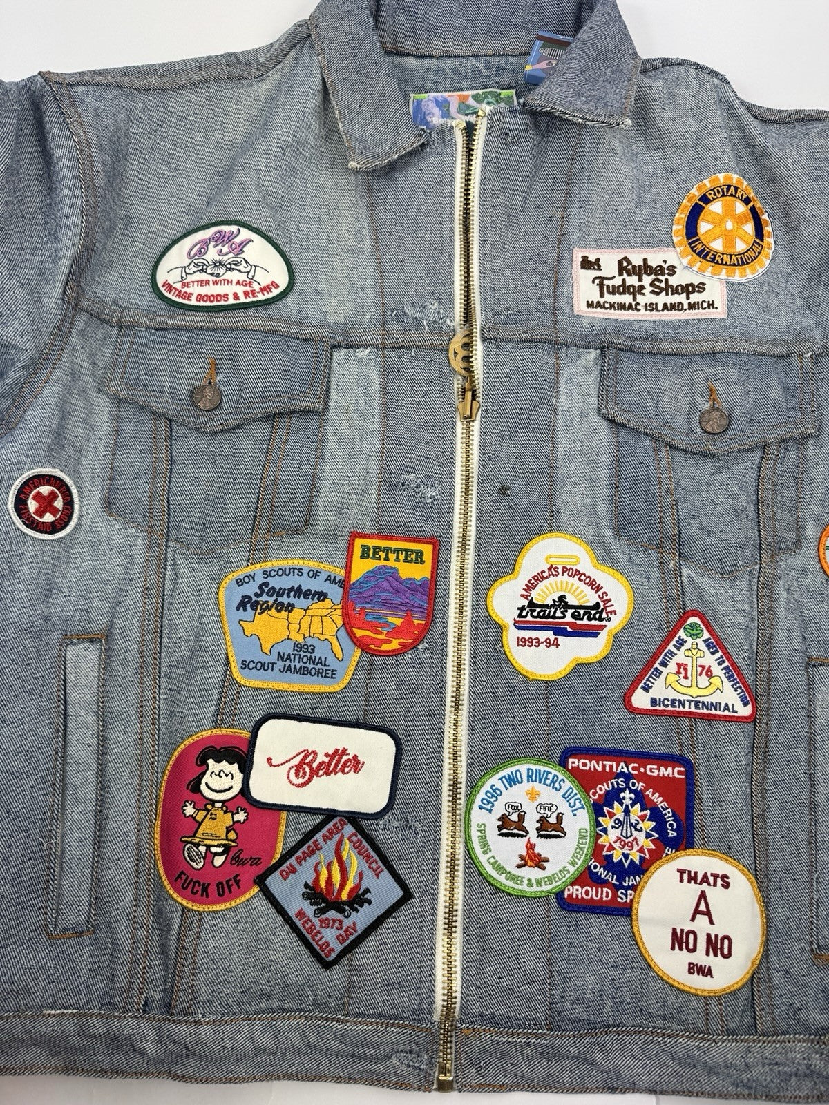 Better With Age Brogue Reconstructed Reversible Trucker Jacket, photo 12