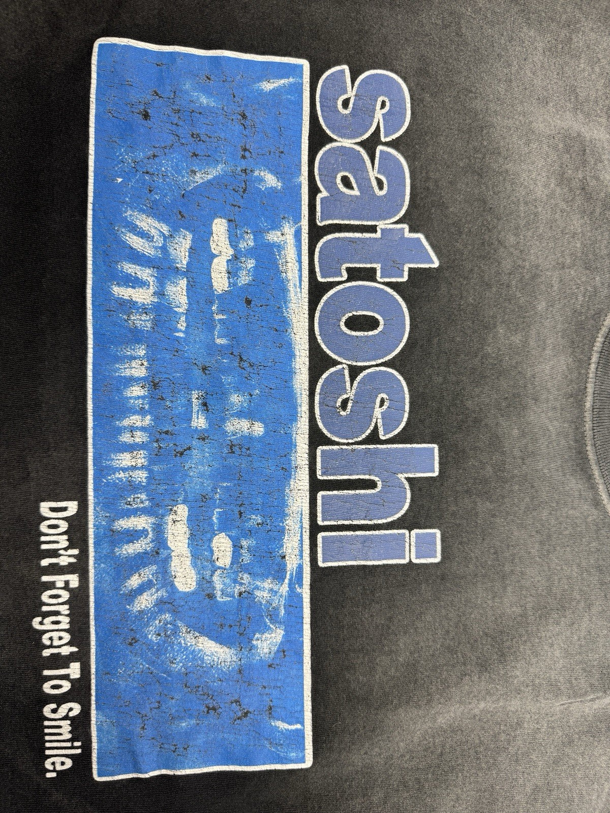 Satoshi Nakamoto Don’t Forget To Smile Oversized T-Shirt, photo 3