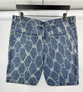 Louis Vuitton Monogram Print Denim Shorts, photo 4