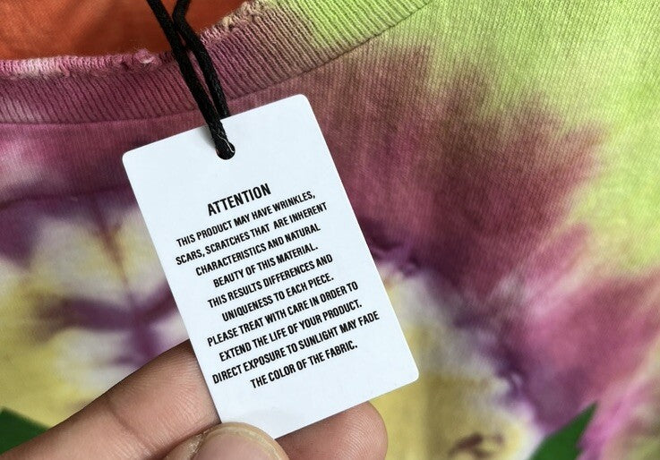 Gallery Dept Tie Dye Leaf Print T-Shirt, photo 5