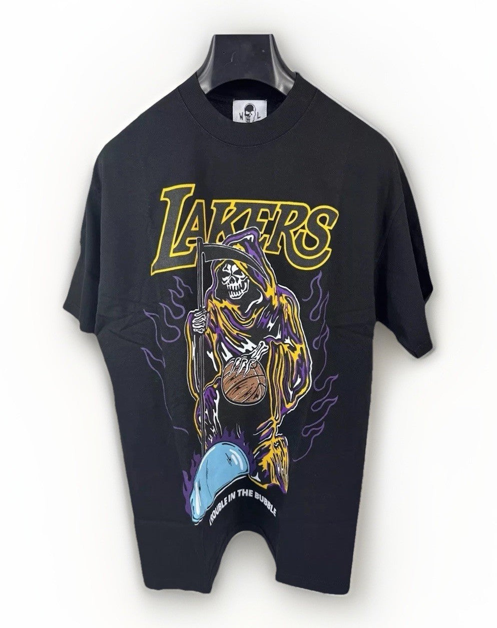 Warren Lotas Lakers Print Crew Neck T-Shirt, photo 2
