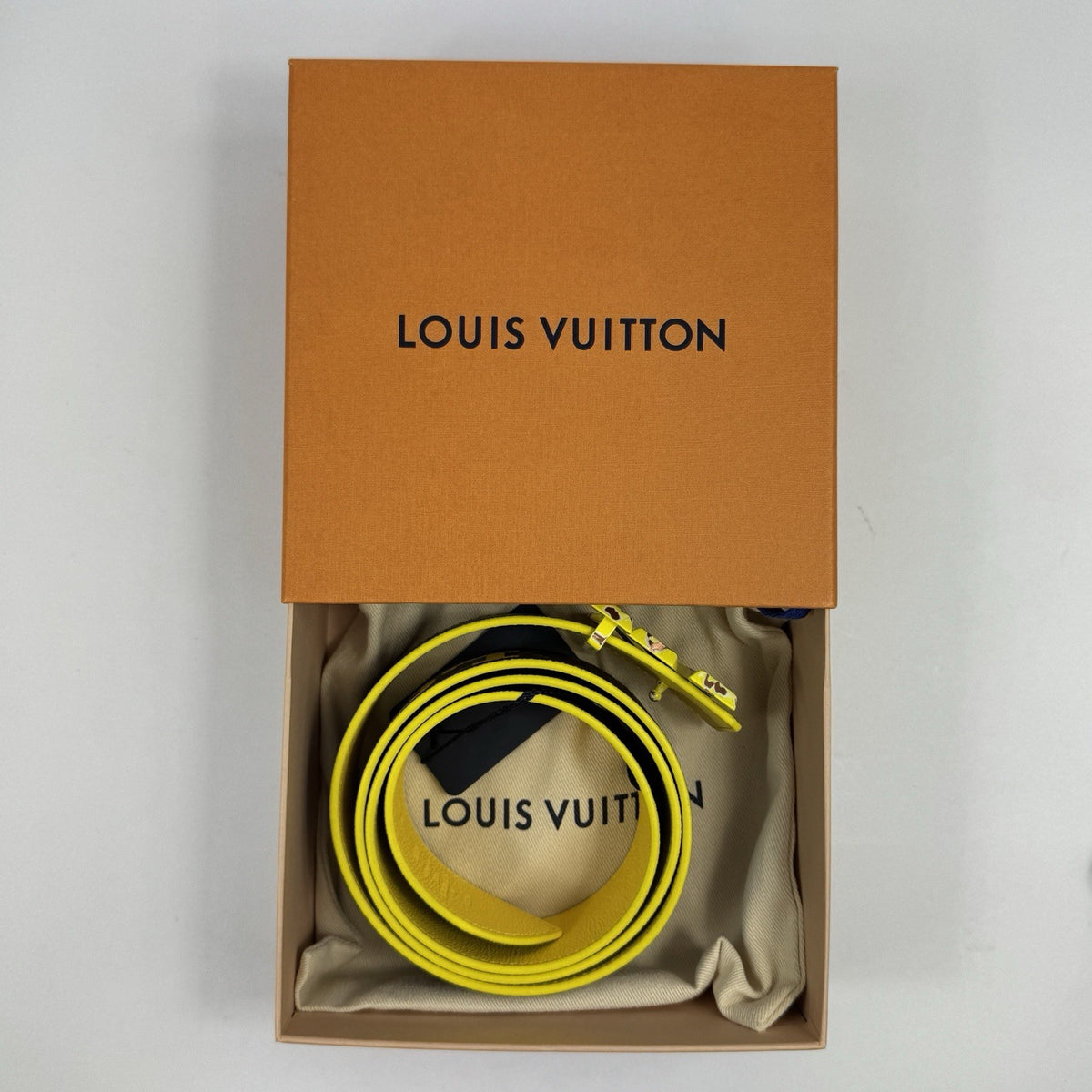 Louis Vuitton x Virgil Abloh ‘London’ Print Reversible Belt, photo 9