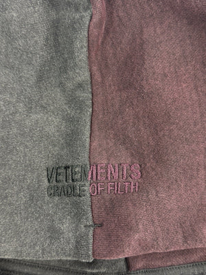 Vetements x Cradle Of Filth Oversized Panned Zip Hoodie، الصورة 9