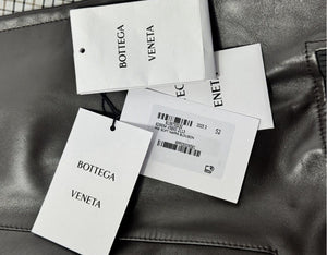 Bottega Veneta Soft Nappa Brown Blouson Jacket، الصورة 14
